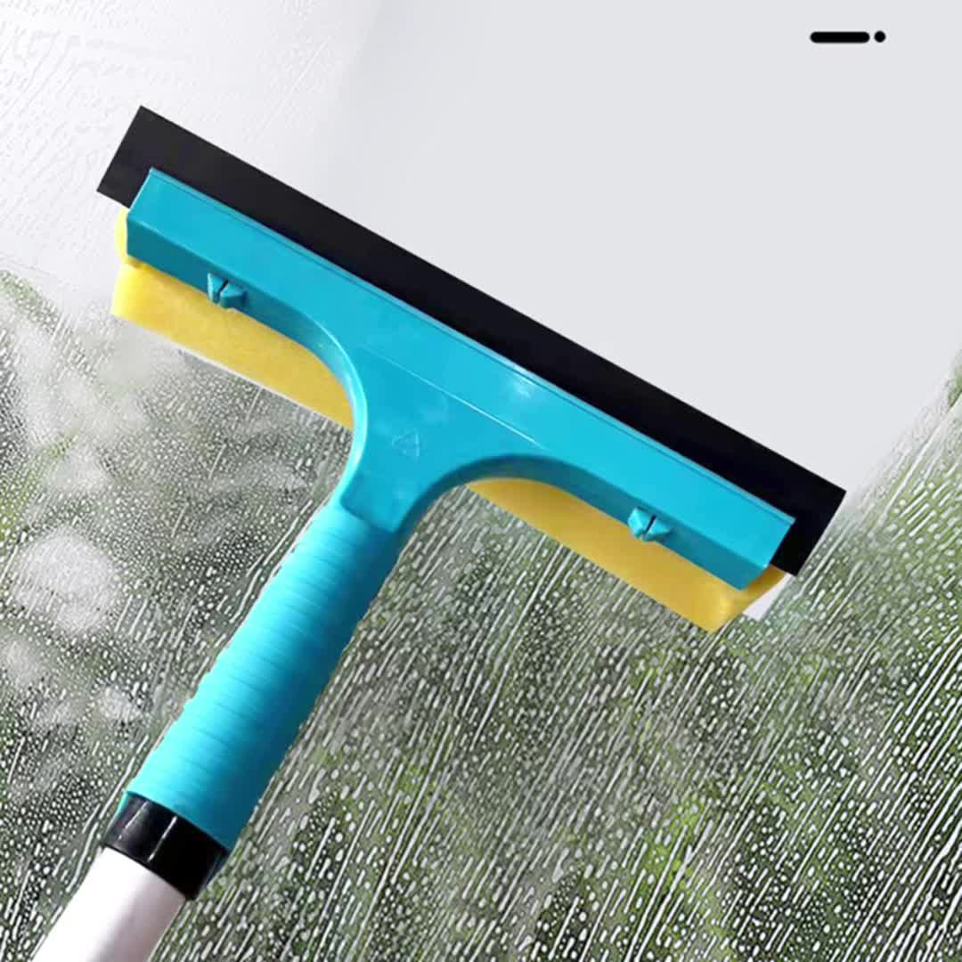 1pc 4-in-1 Glass Cleaning Brush, Multi-functional Window Cleaning Tool For  Scratching, Wiping, Scrubbing And Spraying, Good For Kitchen, Bathroom,  Mirror, Window, Glass, Tile Cleaning, Creative Home Cleaning Tool