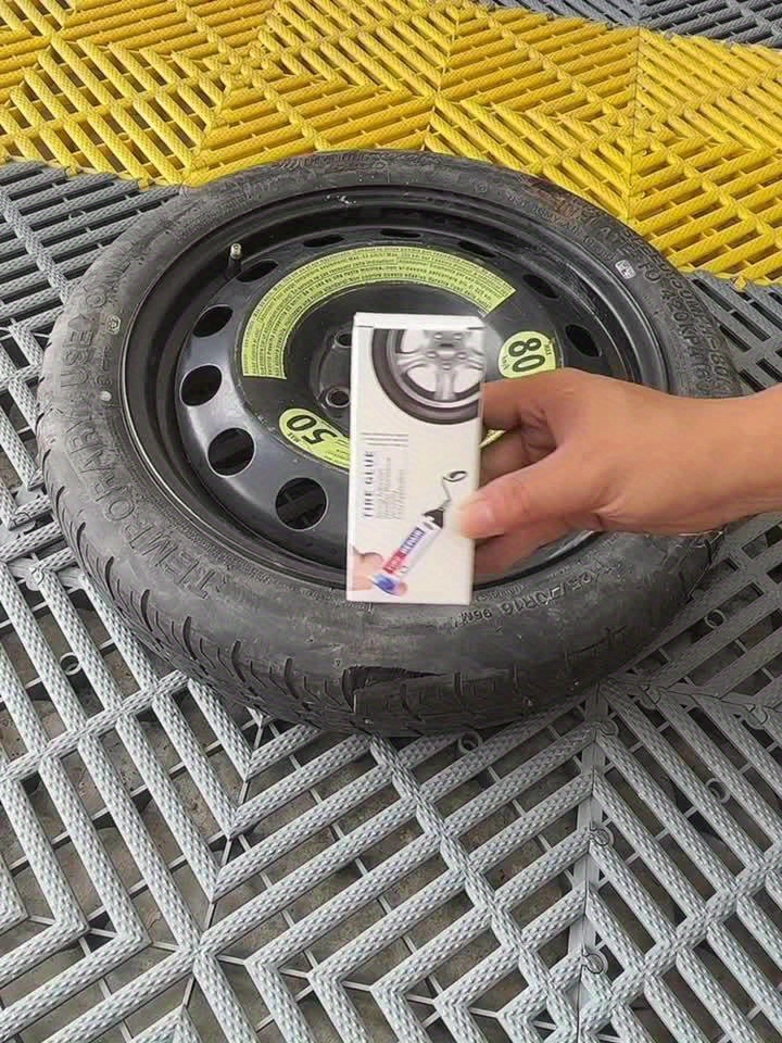Akozon colle de pneu pour voiture Colle de réparation de pneu