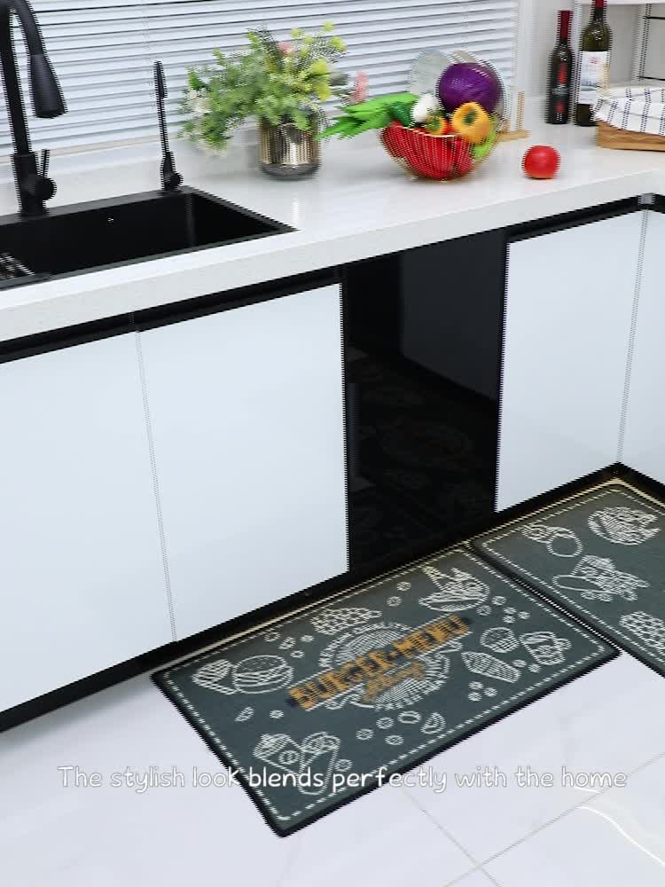 Super Absorbent Non slip Kitchen Mat Easy To Clean And Dirt - Temu