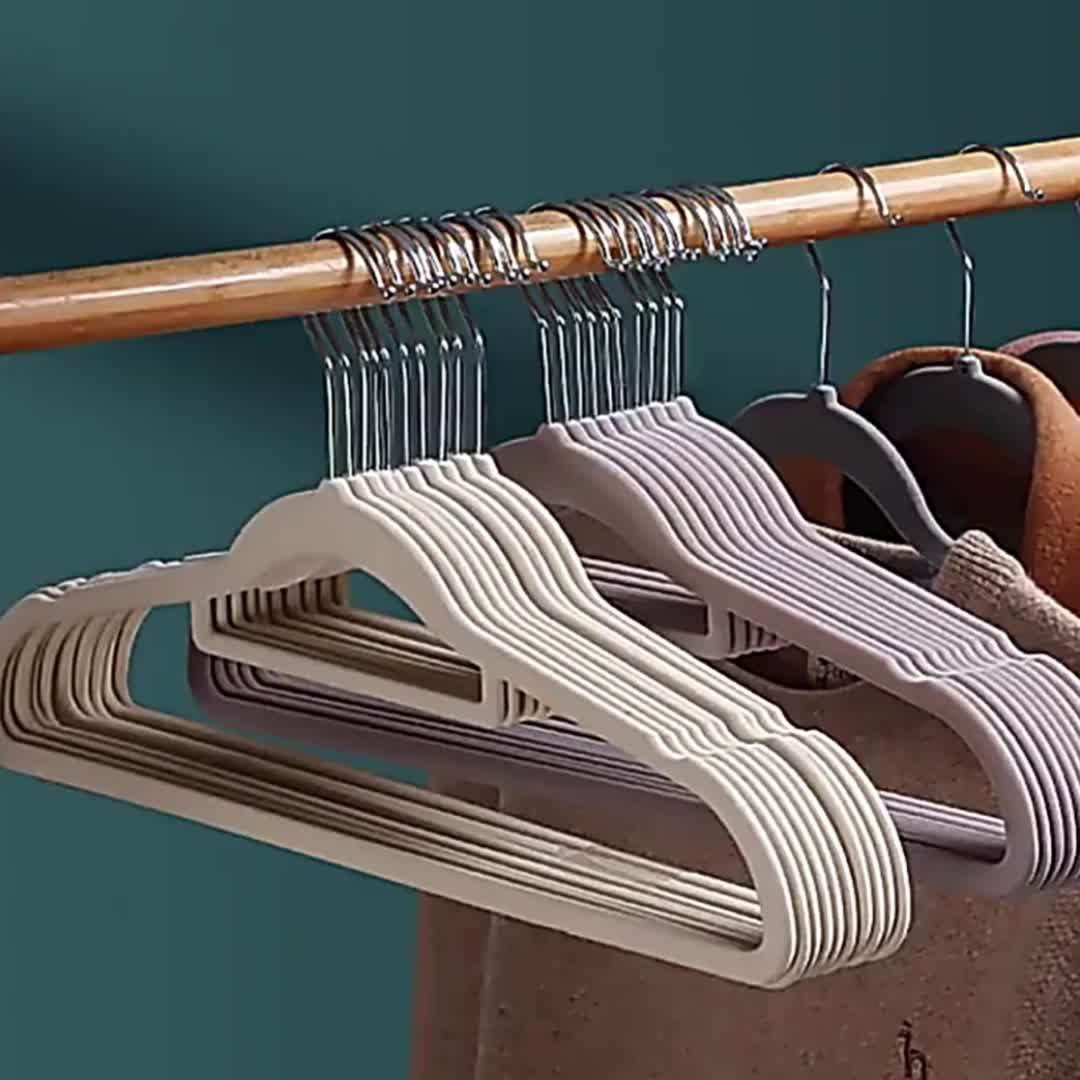 Non slip Clothes Hangers Velvet Drying Rack Heavy - Temu Canada