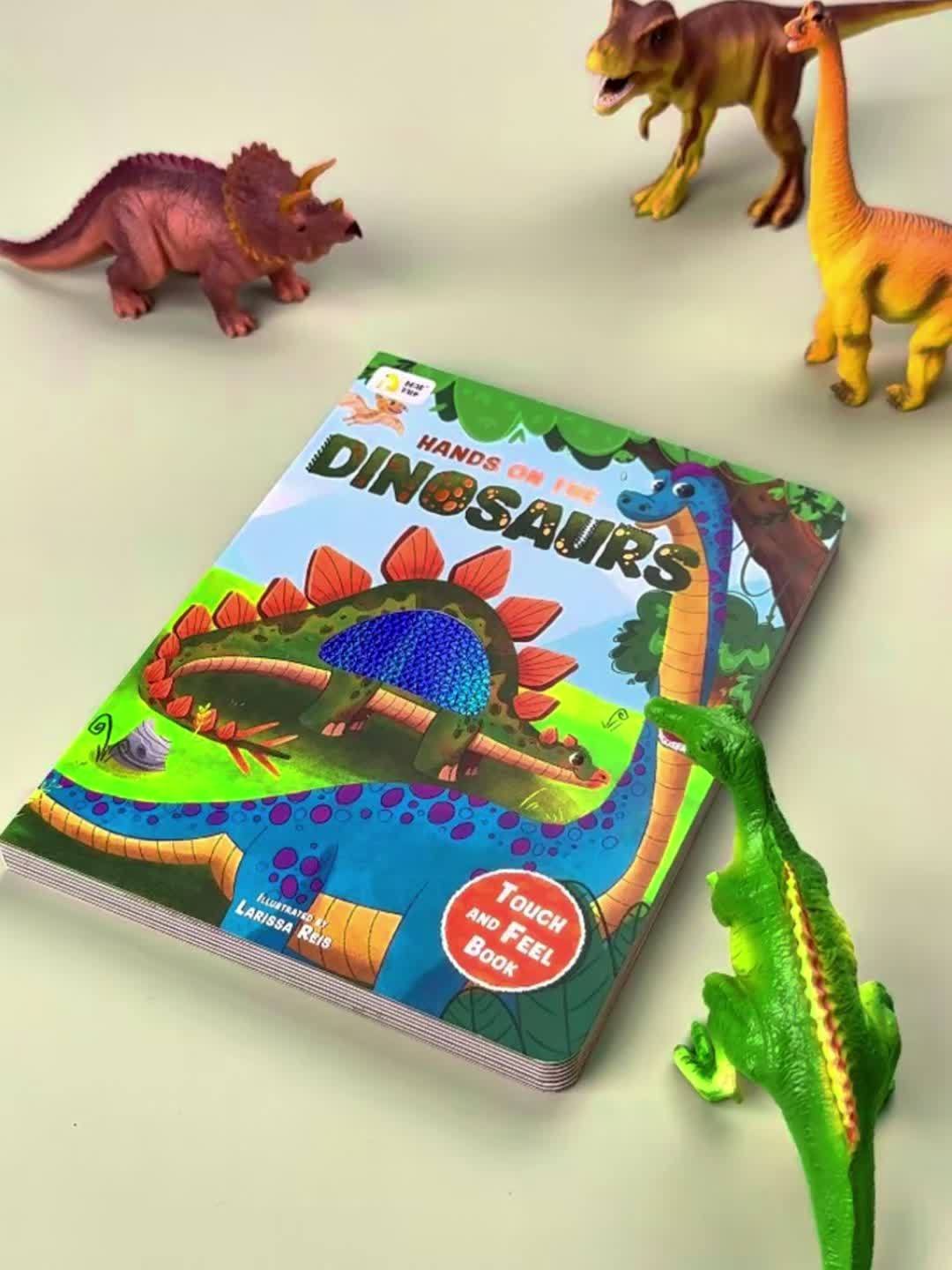 Touch Sensing Book for Children, Dinosaurs Learning Adventure
