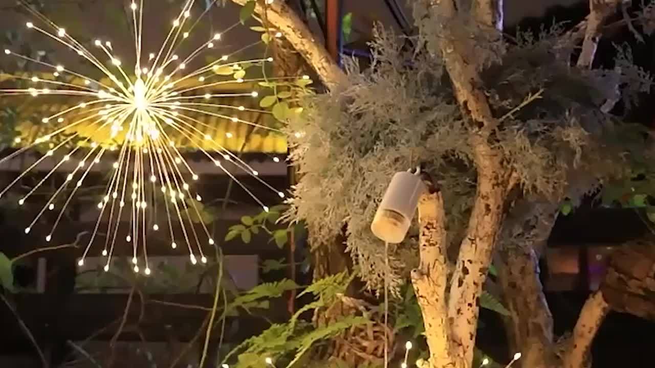 1pc Luci Fuochi D'artificio In Filo Rame Lucine Fuochi - Temu Italy