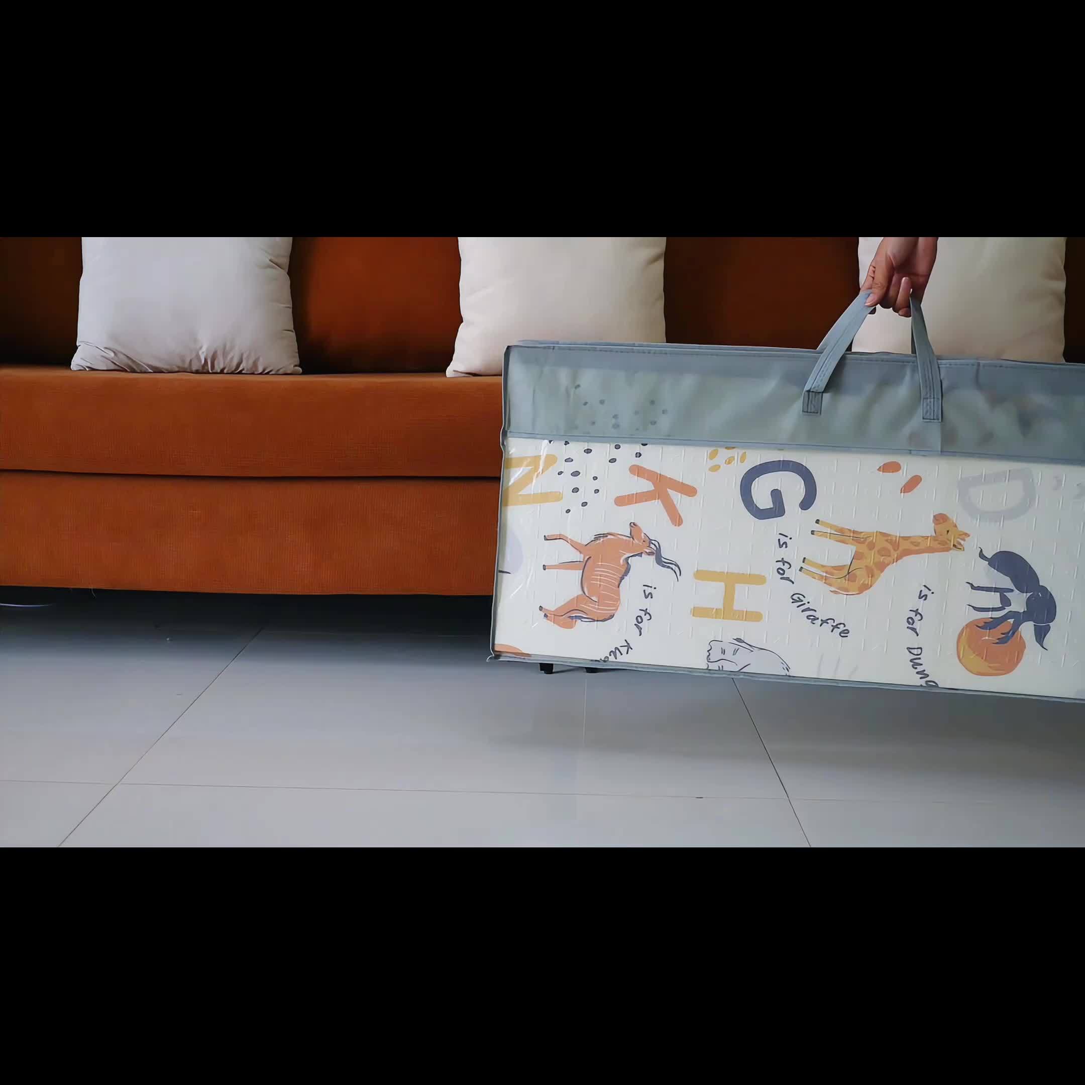 79x71 Inch 2-Sided XPE Baby Play Mat for Development