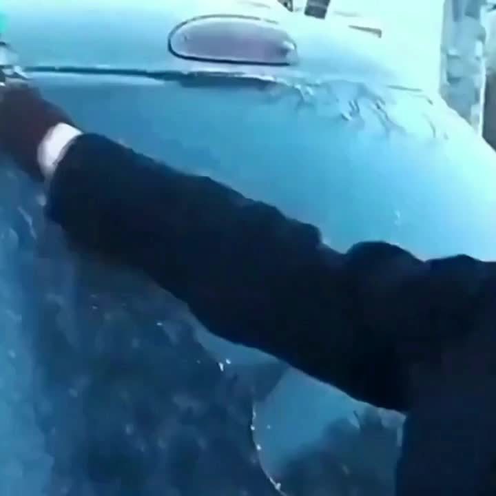 Auto Fenster Windschutzscheibe Magie Eis Kratzen Öl Trichter