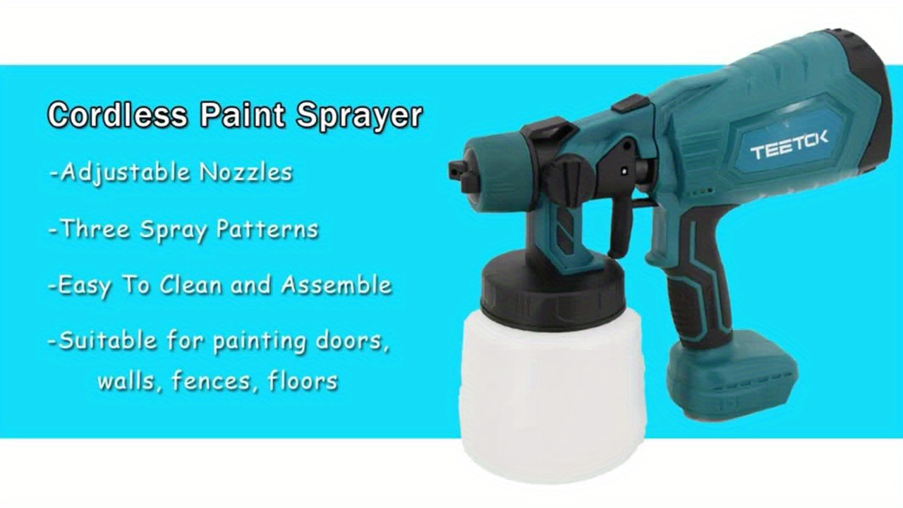 Cordless Paint Sprayer For Makita 18v Battery For Painting - Temu