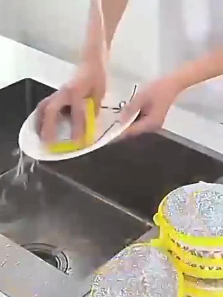 Double Side Dishwashing Sponge Pan Pot Dish Wash Sponges Household Cleaning  Tools Kitchen Tableware Dish Washing Brush For Hotel Restaurant - Temu