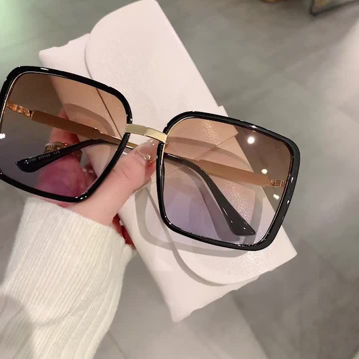 Chanel Y2K Square Frame Sunglasses