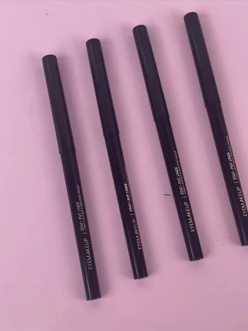 Waterproof Black Eyeliner with Long-Lasting Formula