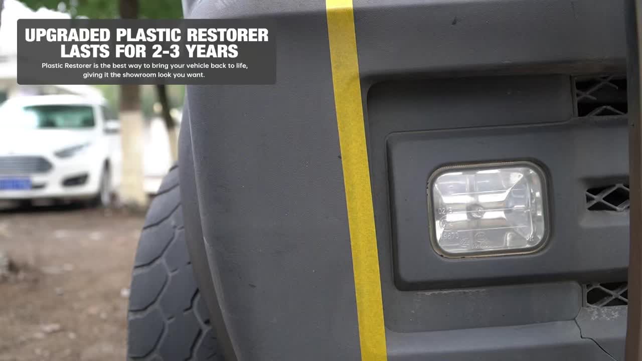 Car Plastic Restorer Ceramic Coating 2-3 Years Long-Lasting Protect Repair  Whitening Black Shine Plastic Trim & Rubber Care