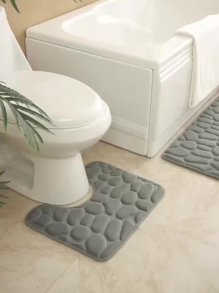 1 Alfombra Baño Súper Absorbente Alfombras Baño Secado - Temu