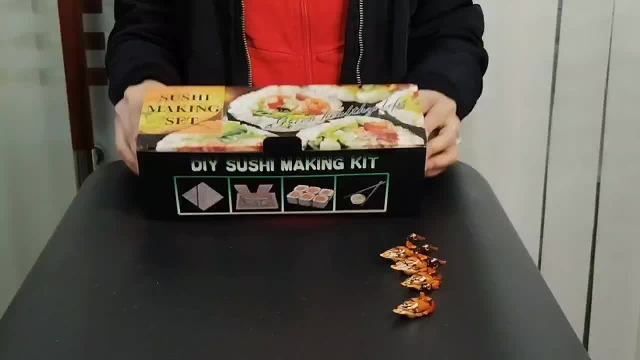 FUNGYAND Sushi Making Kit - All in One Sushi Bazooka Maker with Bamboo Mats, Bamboo Chopsticks, Avocado Slicer, Paddle,Spreader,Sushi