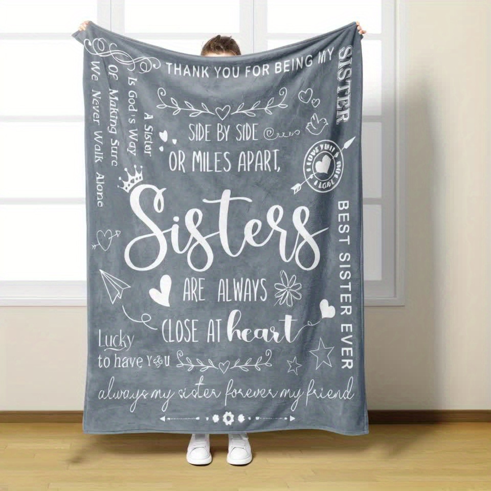 Carwayii Coperta con lontra marina, regalo per donne, uomini, bambini, leggera, con aria condizionata, morbida flanella, pelosa, regalo di compleanno, decorazione per la stanza, 127 x 152 cm, Love You