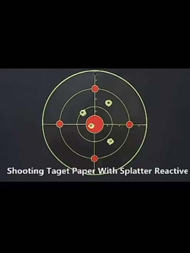 Reactive Self stick Splatter Paper Shooting Targets Perfect - Temu