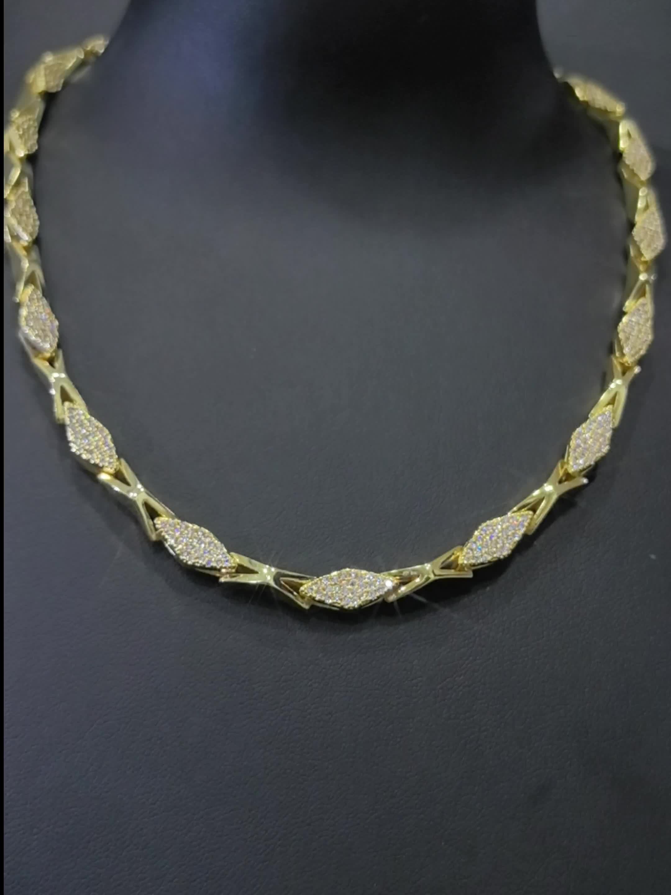 Men's Irregular Geometric Necklace — Hip-Hop Style Gift