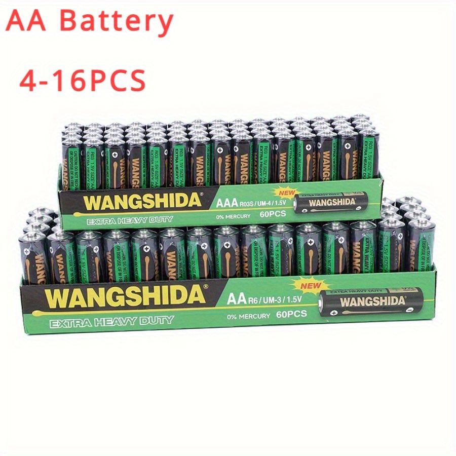 16Pcs AA Batteries LR6 MN1500 AM3 E91 1.5V Alkaline for Carbon Monoxide  Detector 