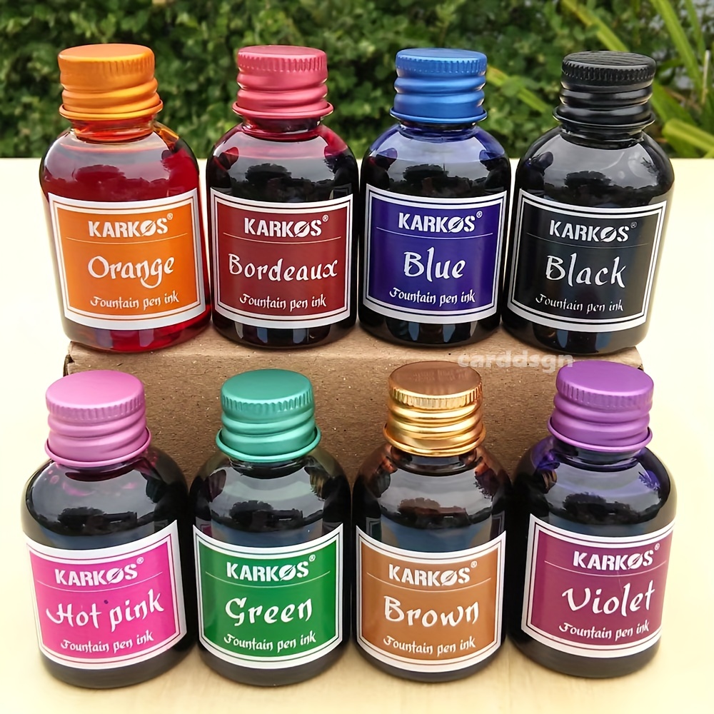 Calligraphy Pen Ink 10 Colors Dip Calligraphy Pen Inks Caligrapher Pen Ink  Bottle Drawing Writing Art Ink For Students Teachers - AliExpress