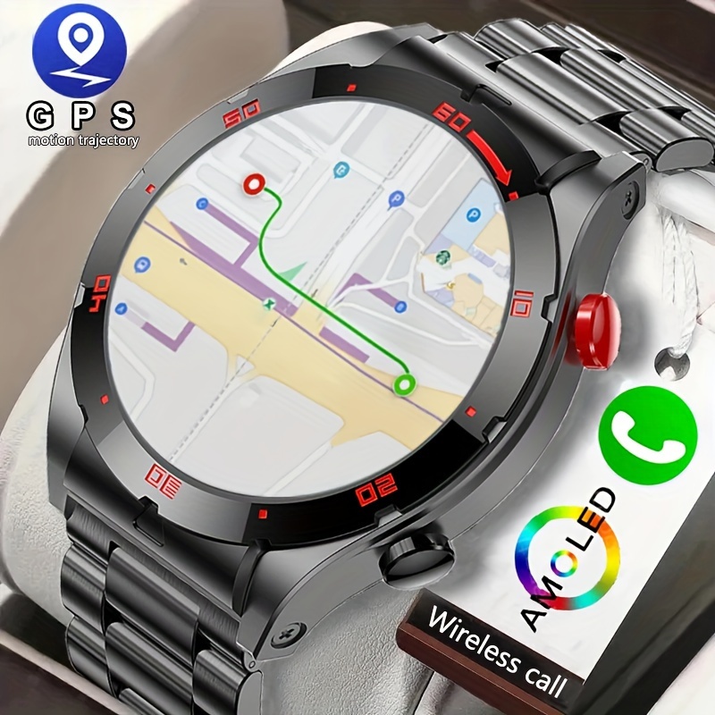 New Gps Smart Watch Outdoor Fitness Sports Watches Men Waterproof Smartwatch  - Jewelry & Accessories - Temu Belgium