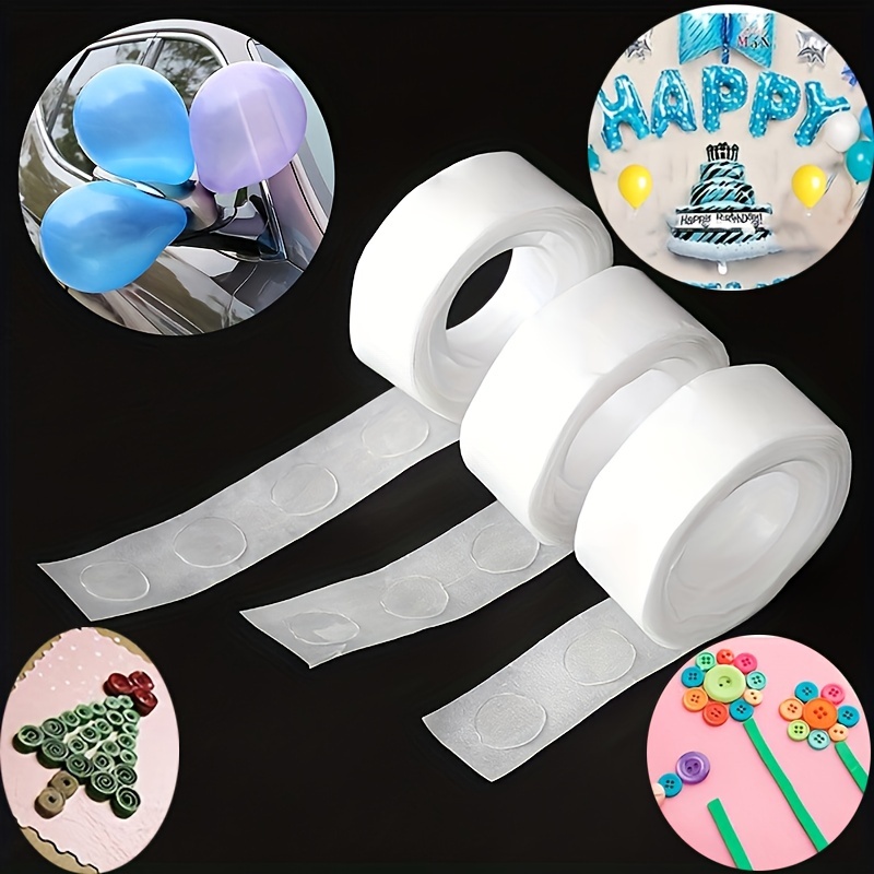 60 Rolls Sticky Balloon Glue Point Sticker Elmers Glue Adhesive Tape Glue  Points for Balloons Glue Points Stickers Balloon Stickers Dot Balloon