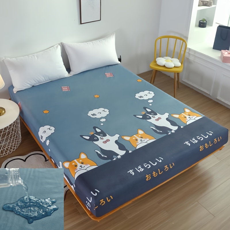 Couvre-lit imperméable pour animaux de compagnie, couvre-lit king size,  coussin de matelas matelassé, protège-matelas lavable, linge de lit pour  chien - AliExpress