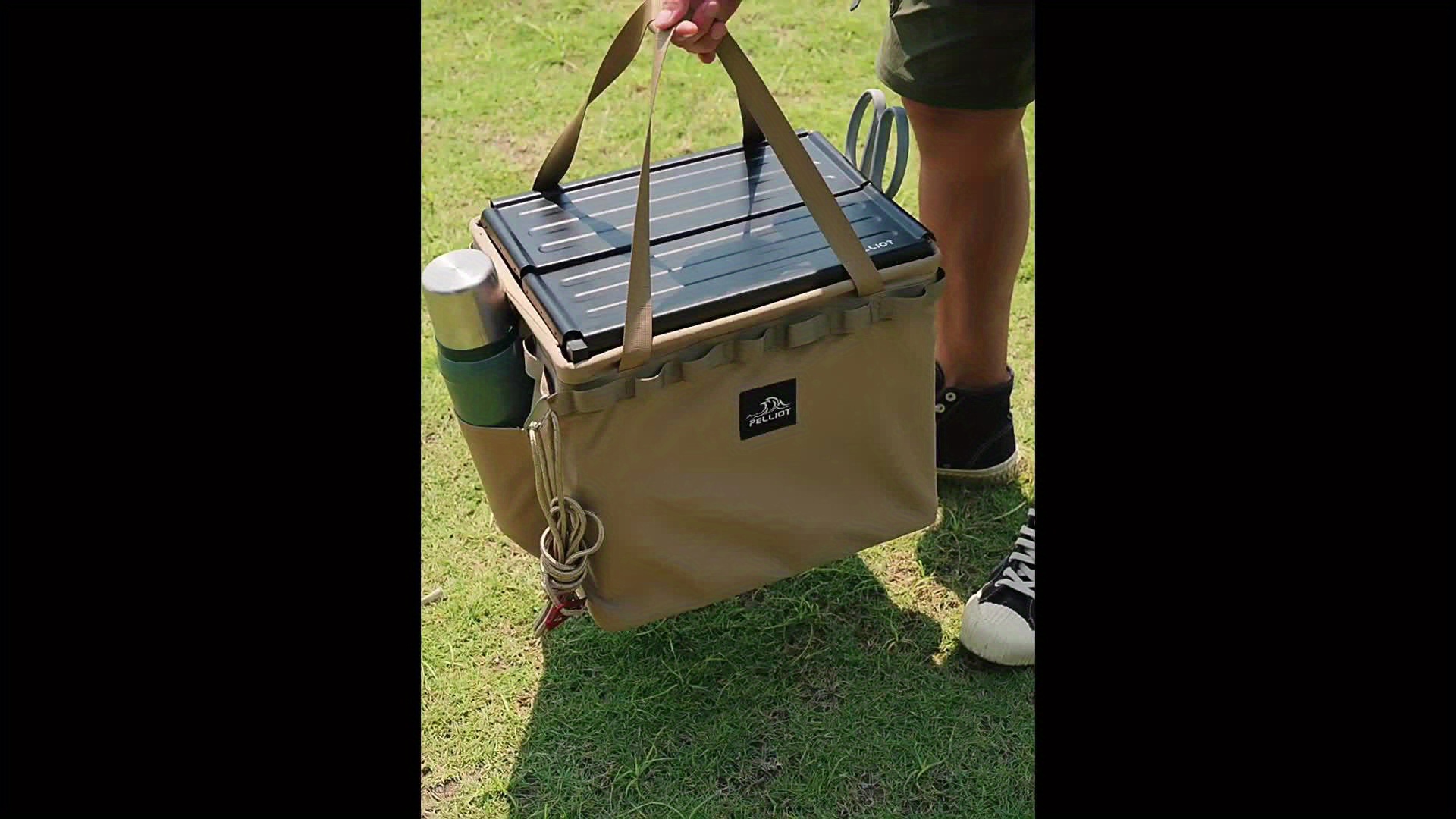 Camping Storage Bag, Portable Multifunctional Tools Storage Box For Outdoor Camping Hiking