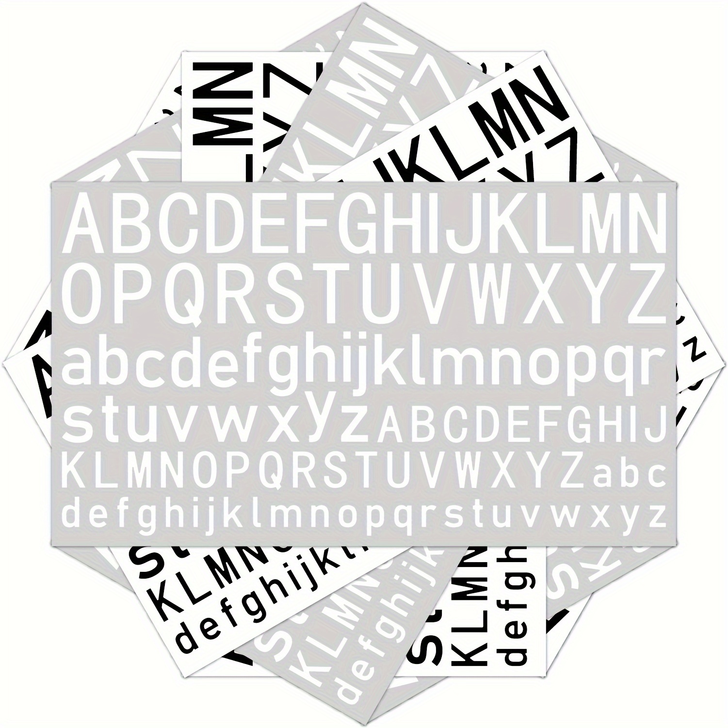 Alphabet Stickers Of The Letter A To Letter Z Small Round - Temu