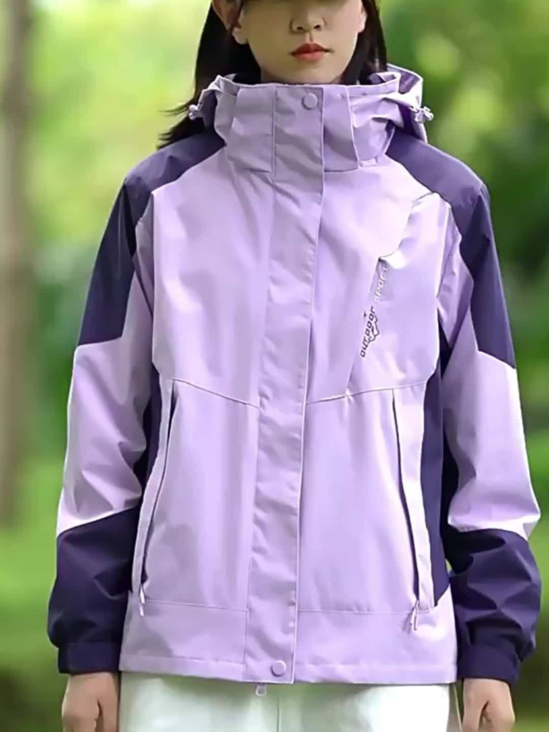 Veste De Sport De Plein Air Chaude 3 En 1 Manteau De Randonn e D alpinisme Et De Course Respirant V tements D ext rieur Pour Femmes