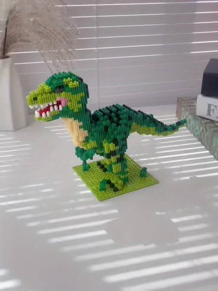 Three-dimensional Dinosaur Building Block Model