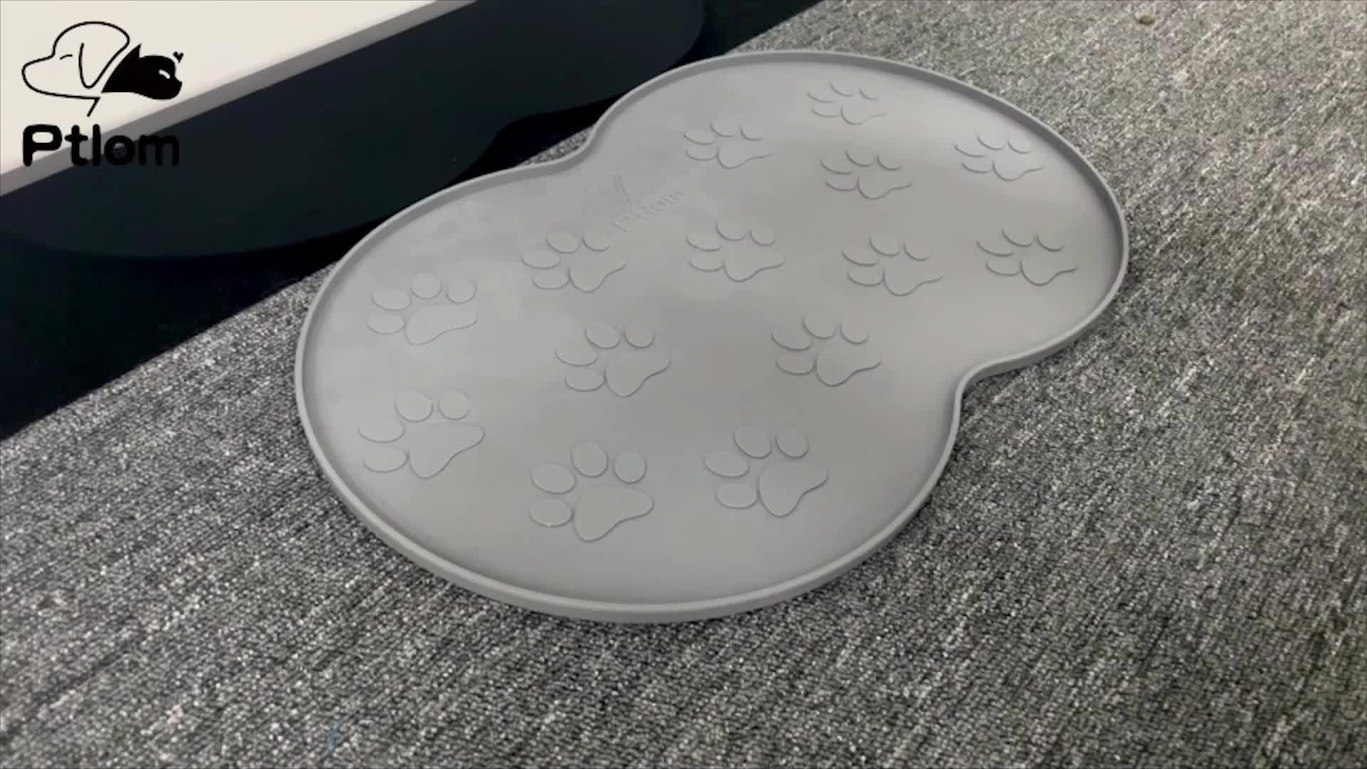 Dog Feeding Pad Pet Bowl Mat Easy To Clean Washable - Temu