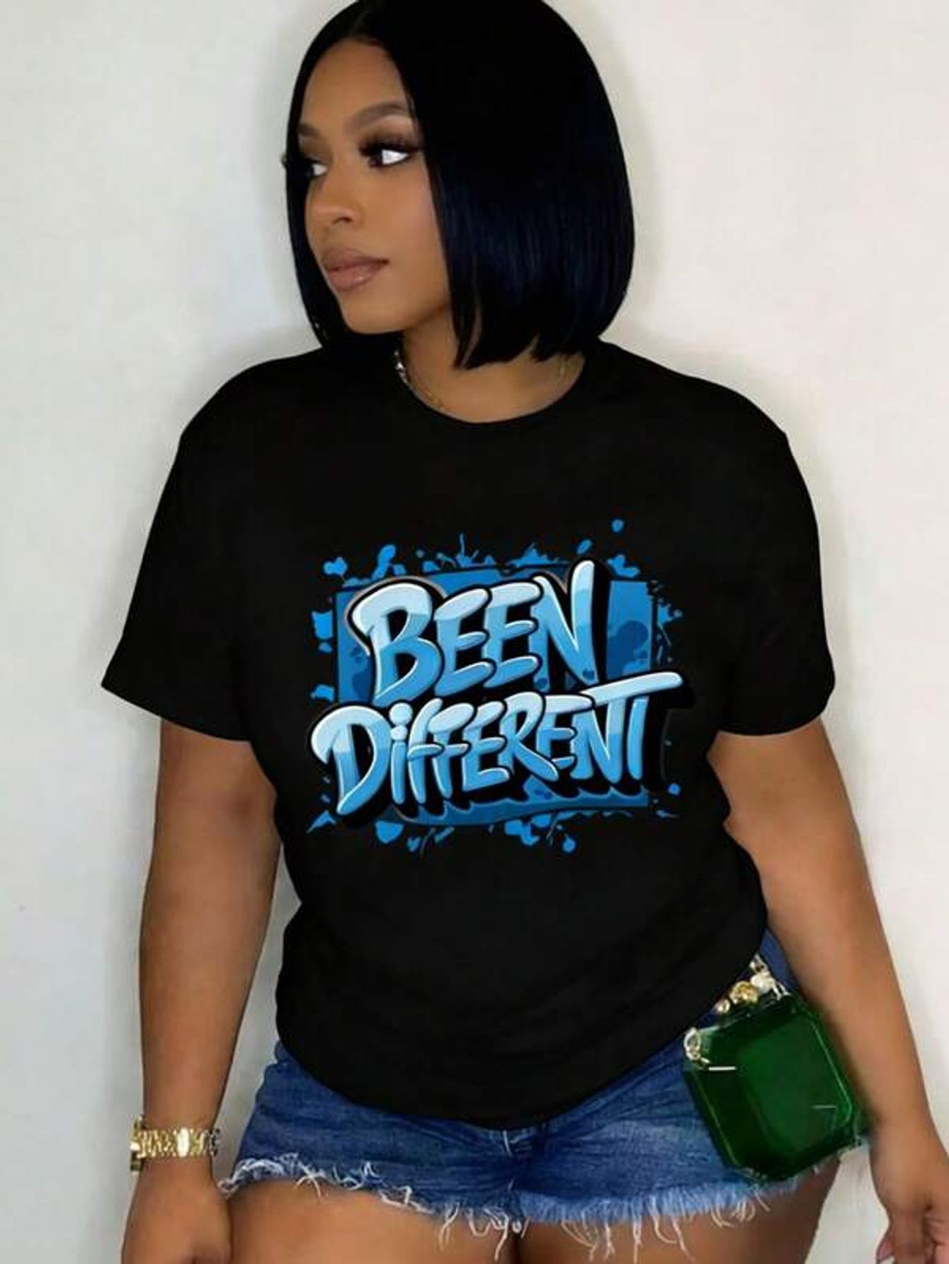 graffiti graphic tee sold on Temu United States