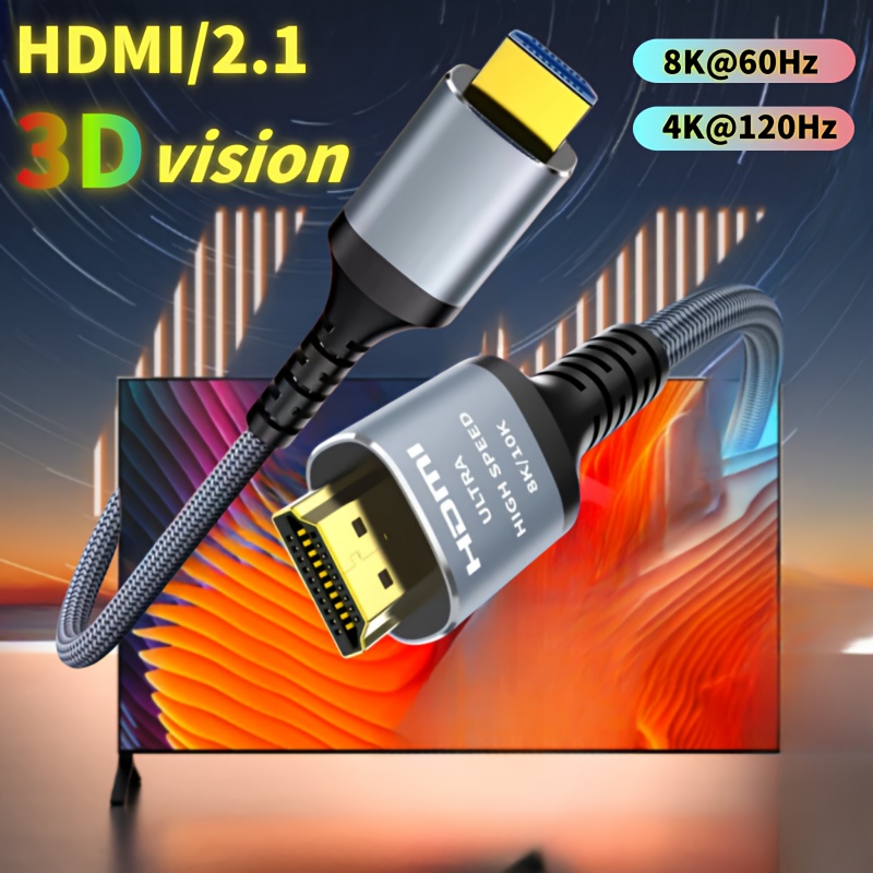  Micro HDMI to HDMI 2.1 8K Cable 1FT, Ultra High Speed 8K@60Hz  4K@120Hz 48Gbps HDMI Cord Compatible with Digital Cameras, Camcorders,  Tablets (1) : Electronics