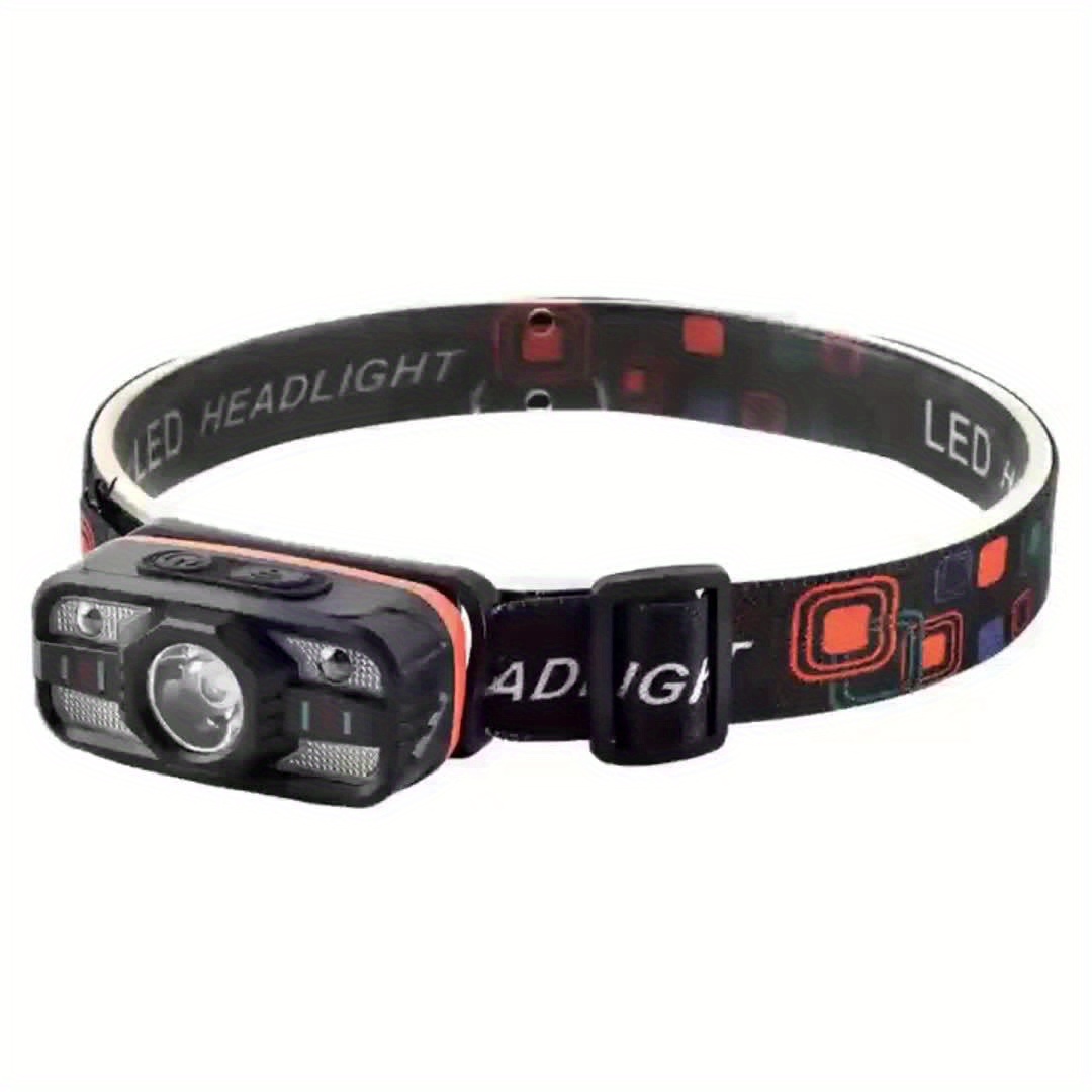 Portable LED Headlamp with Wave-Sensing Function