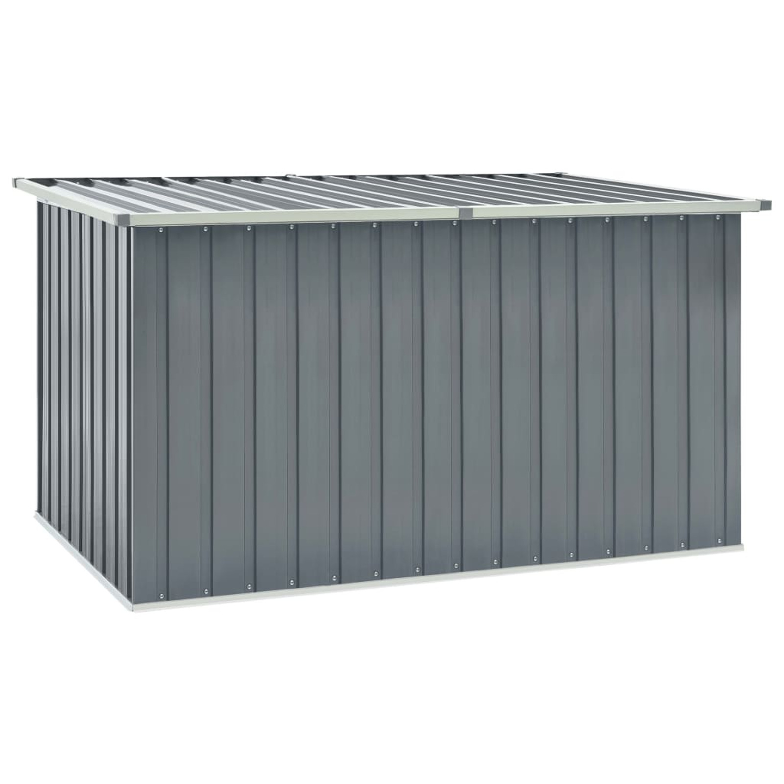 garden storage box deck box with lid outdoor chest container garden tool organiser shed garden patio outdoor storage organiser grey 171x99x93 cm box cabinet rack for outdoor storage