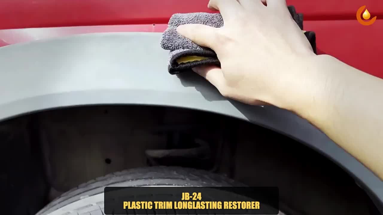 Car Exterior Plastic Trim Restorer - Cleaner & Protectant for Cars & Truck  & Motorcycle Back To Black Trim Coating Kit