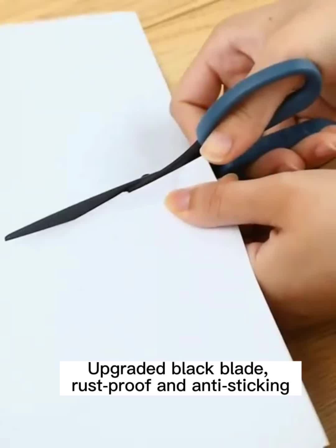 Dropship Extra Sharp Black-Bladed Scissors Multi-Purpose Shears, For Fabric  Leather, Home & Office, Art & School, Household, Children's Scissors to  Sell Online at a Lower Price