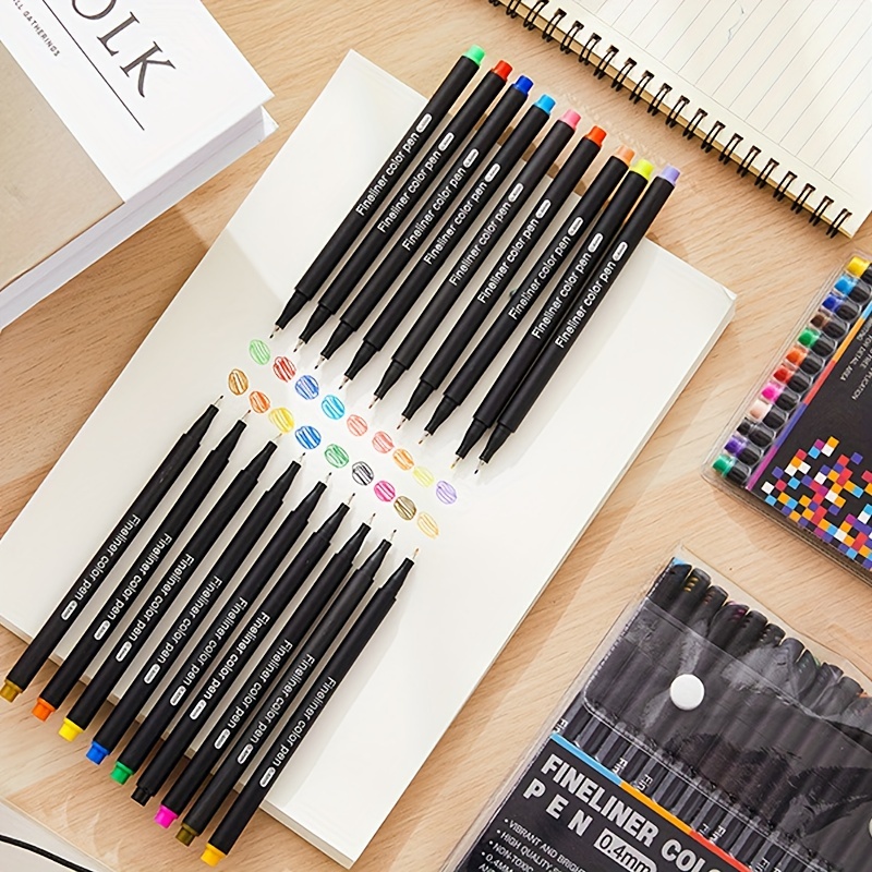 12pcs Waterproof Ink Fineliner Pens Set - Perfect for Art, Sketching,  Watercolor, Multiliner, and Anime!