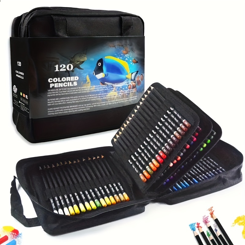 Professional Student Drawing Pencil 120 Colored Pencils Set for Adult  Artists Professional Art Supplies Art Color Pencil Set