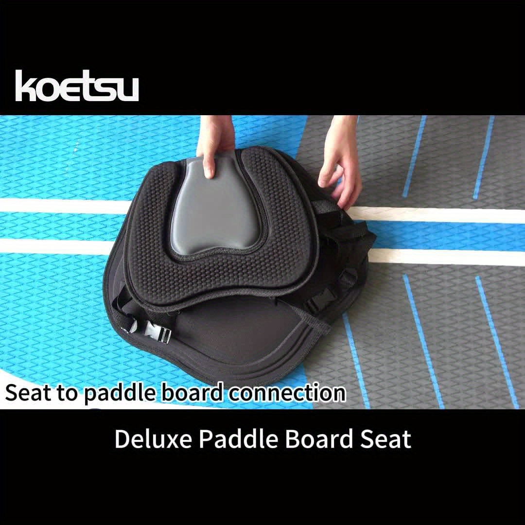 KOETSU Portable Canoe Seat with High Back Support