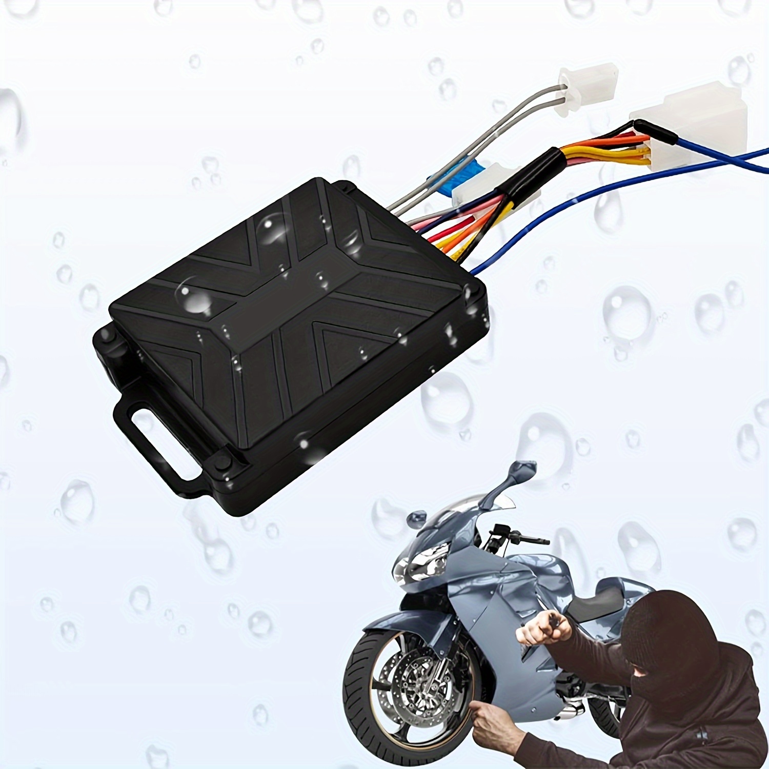 Sistema Alarma Motocicleta Resistente Agua Sistema Seguridad - Temu Chile