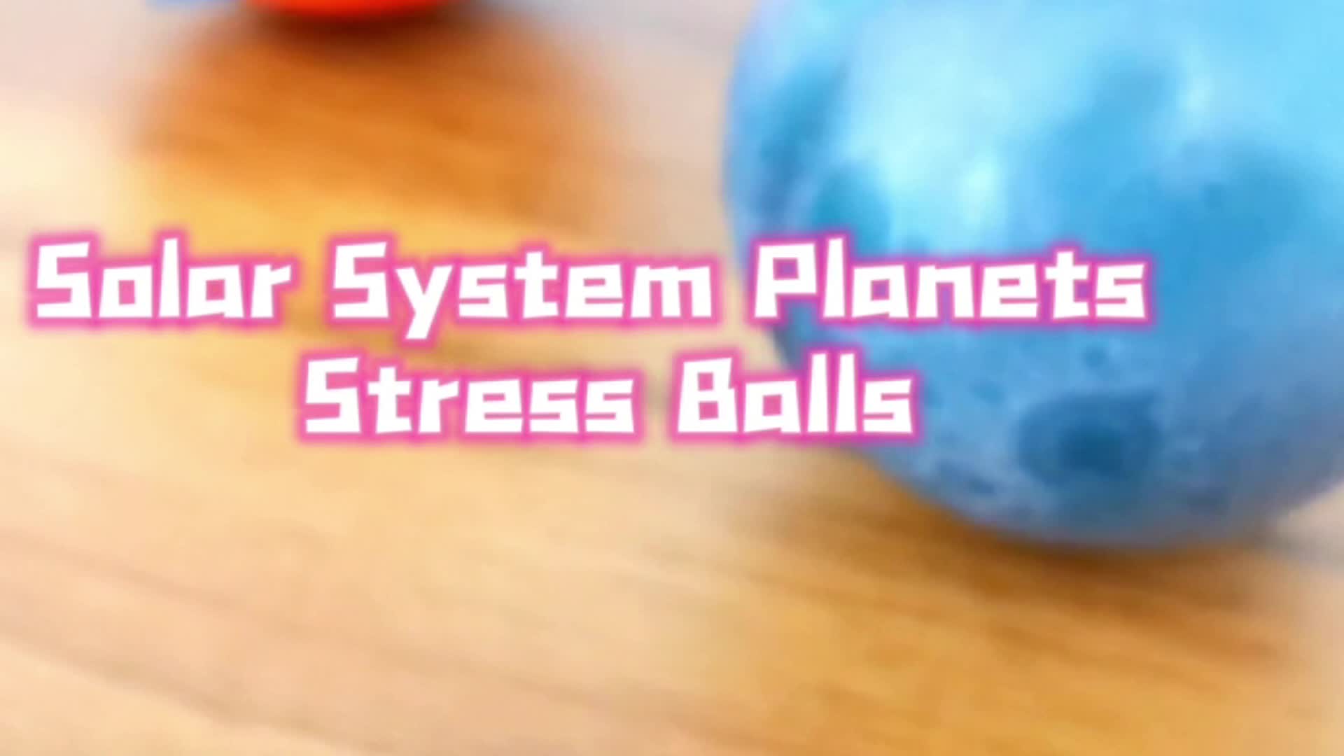 10pcs Boules Anti-stress Du Système Solaire, Planètes Anti-stress
