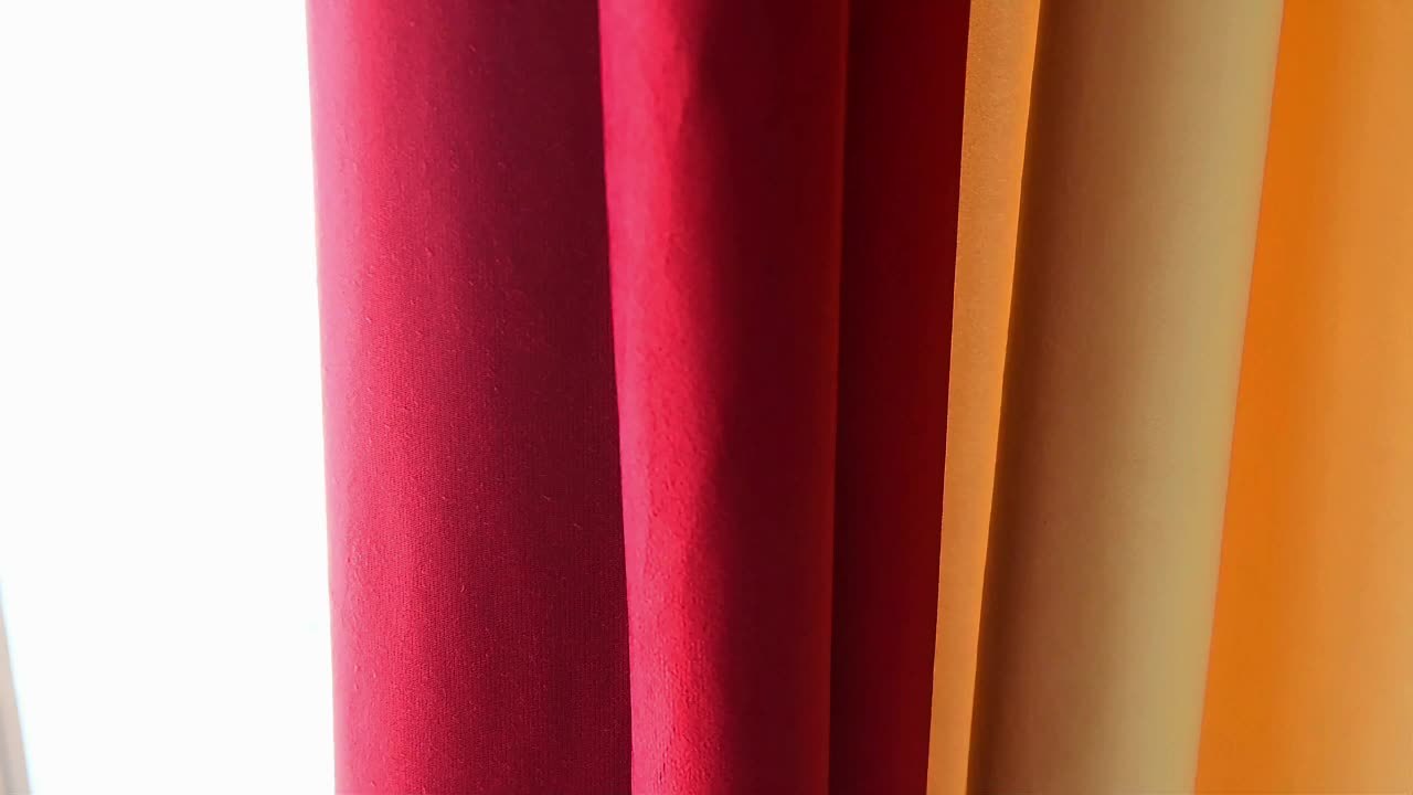 1 Pieza Tela Terciopelo Color Rojo Vino Bloquea Cortina - Temu