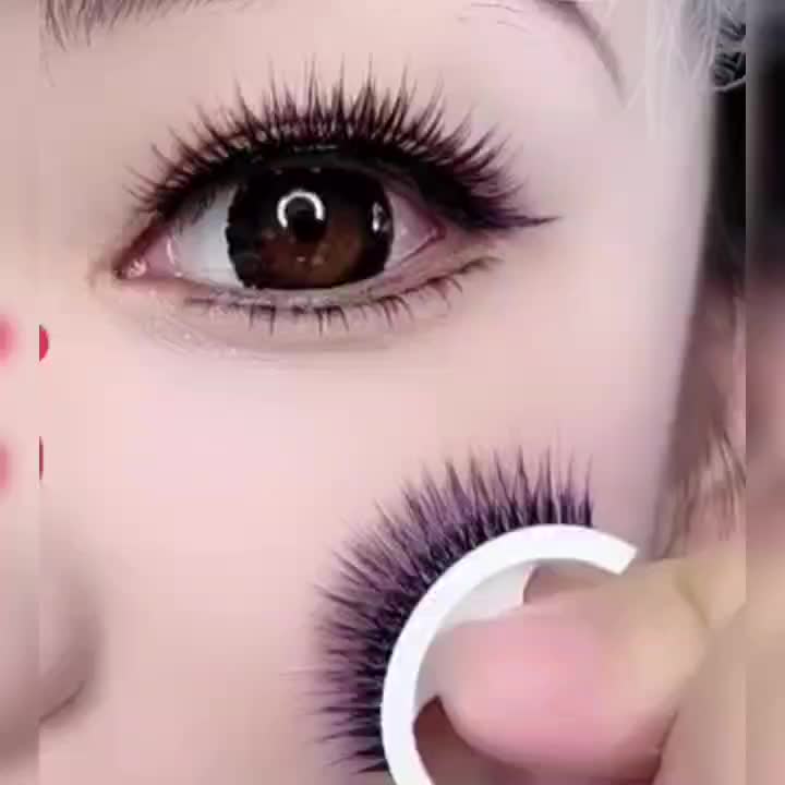Self-Adhesive Reusable False Eyelashes Naturally Fluffy No Glue Needed
