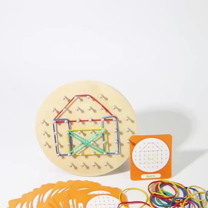 Circular Pegboard Puzzle, Educational Toy for Thinking Skills