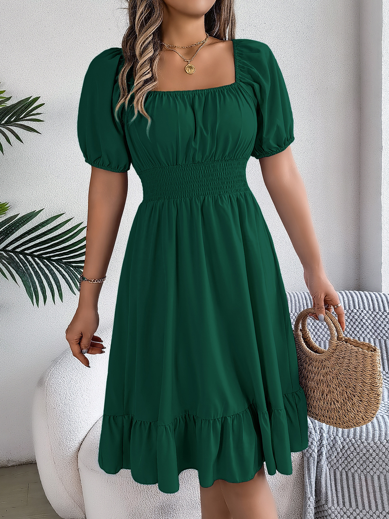temu green dresses Kennedy Chiffon Convertible Dress