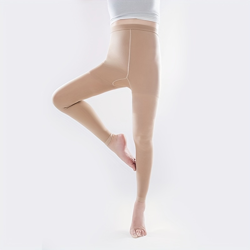 5 Sizes Medical Compression Pantyhose Stocking Support Tights Flight Travel  Sock Level Ⅱ Black Skin 