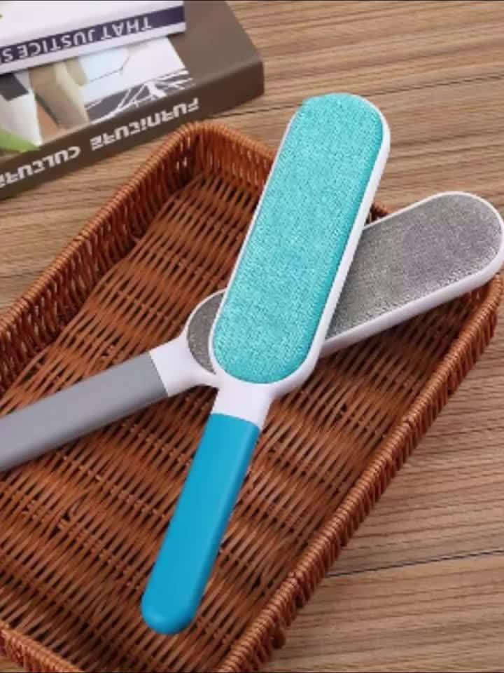 Cepillo electrostático manual de doble cara de alta resistencia | Para pelo de mascotas, pelusa en alfombras, muebles, ropa, ropa de cama | Mango ergonómico, limpieza multiusos, no requiere electricidad, diseño portátil que ahorra espacio - Imagen 11