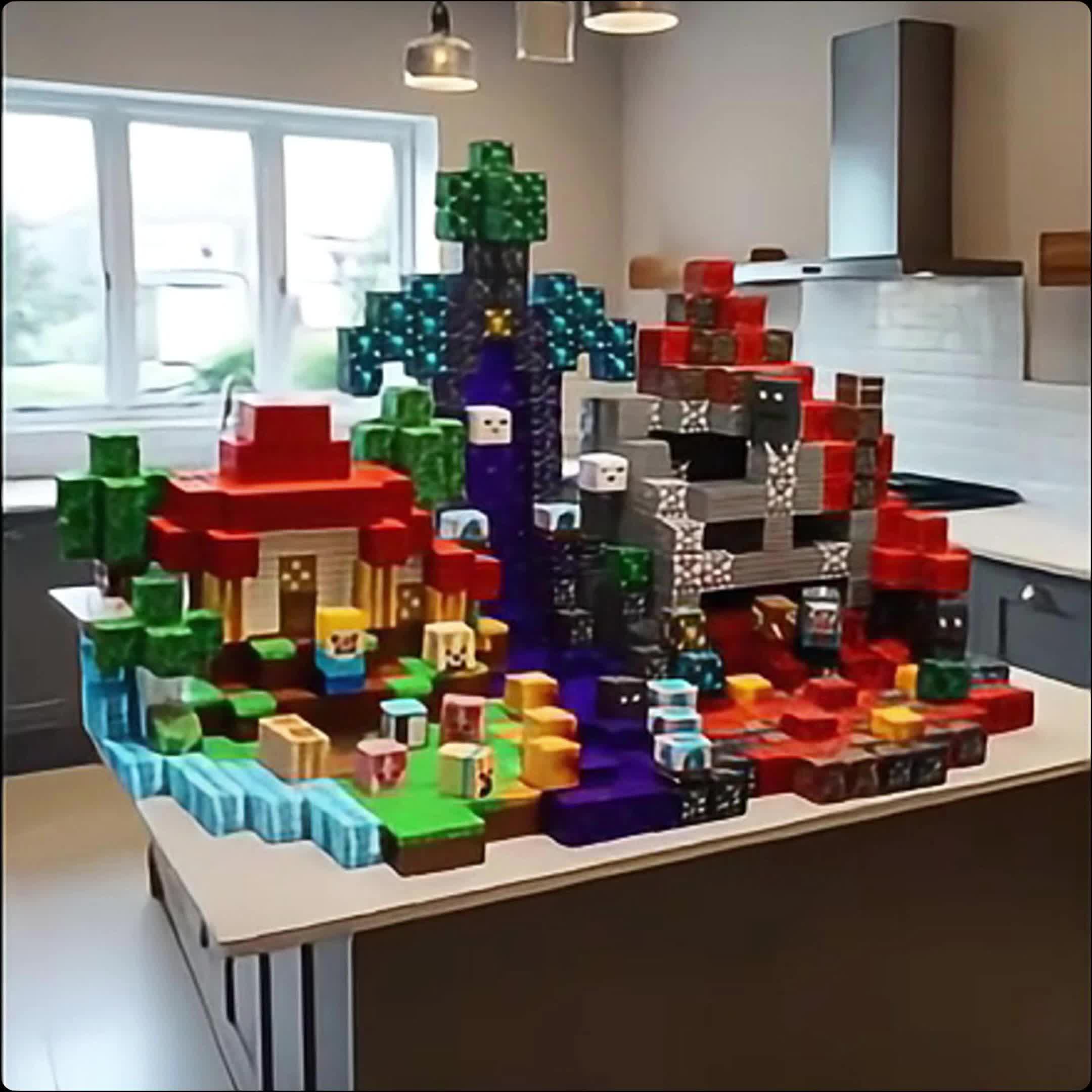 150/300 stuks Magnetische Bouwblokken voor Kinderen - Kleurrijke Stapelbare Magneten met Dieren- en Voorwerpontwerpen, Duurzaam ABS Materiaal