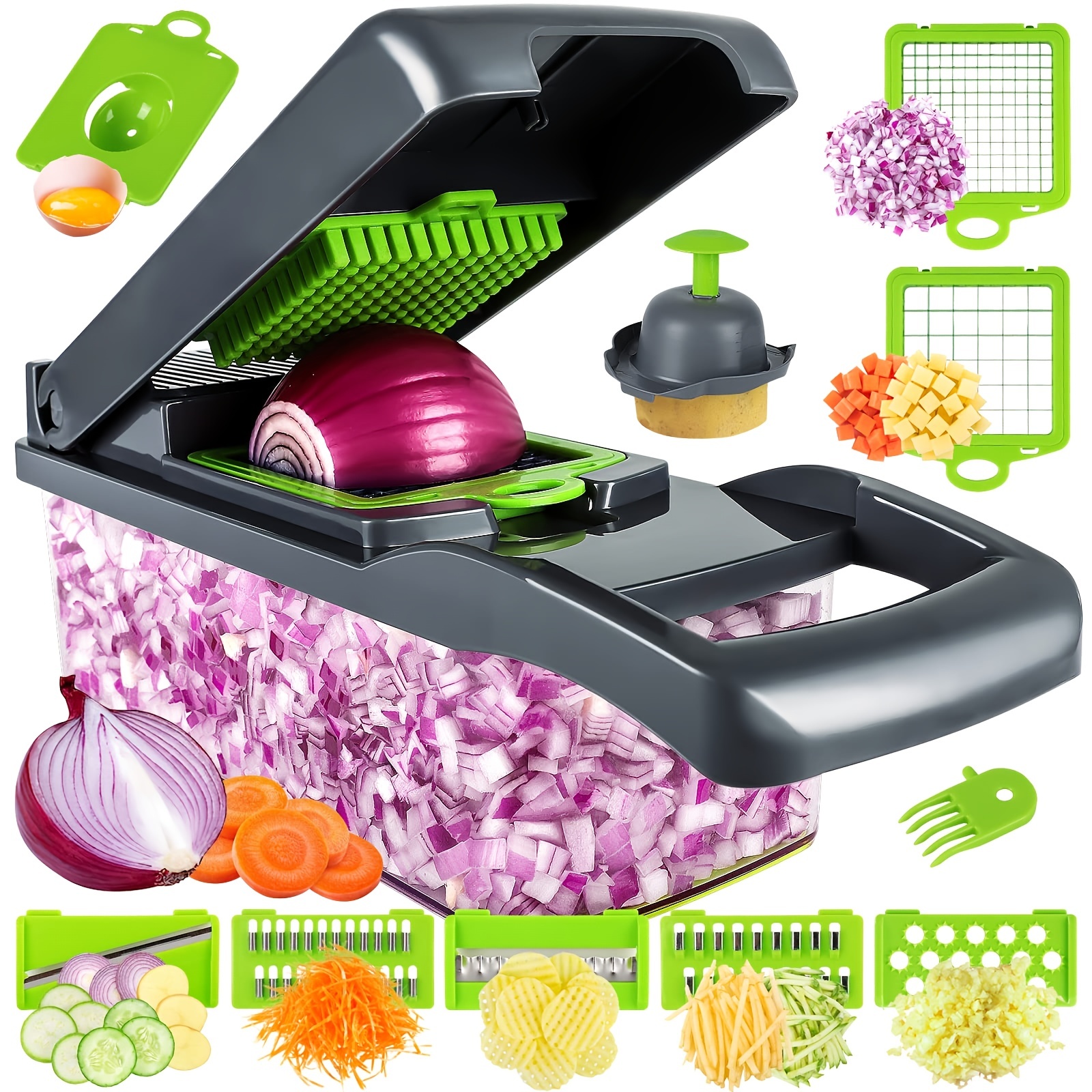 Vegetable Chopper Veggie Chopper Sedhoom Food Choppers and Dicers