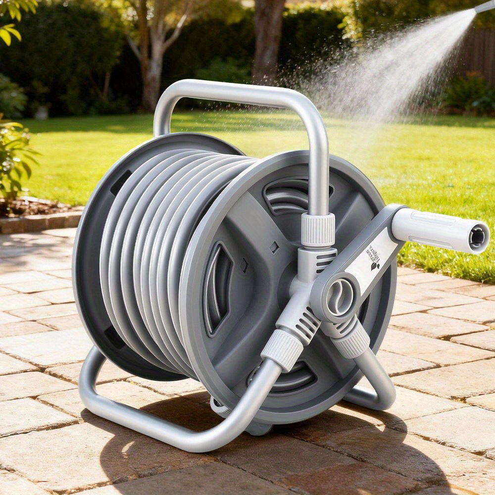   20m retractable garden hose reel heavy duty 1 2 hose auto   retractable garden hose reels for outside garden hose reel retractable wall mounted hose reel holder garden water hose reel free standing
