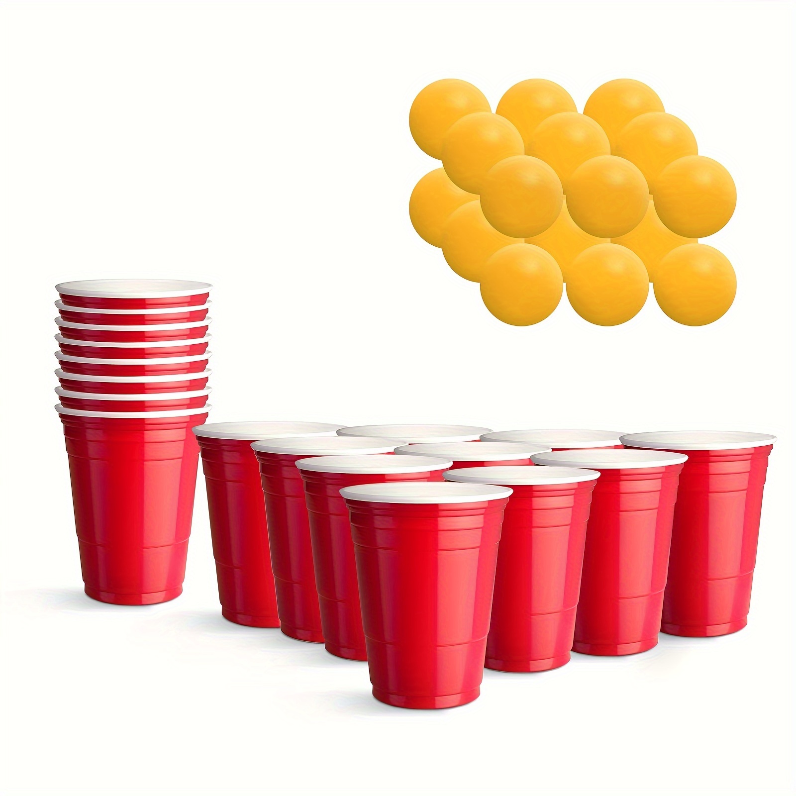 Yellow American Beer Pong Solo Party Cups 16oz Party Cups 