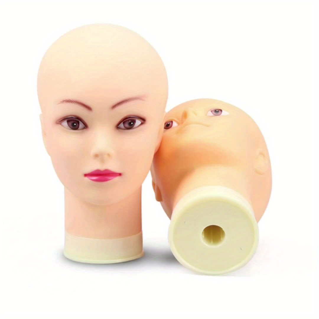 Realistic Silicone Female Mannequin Head Model Manikin Stand Wig